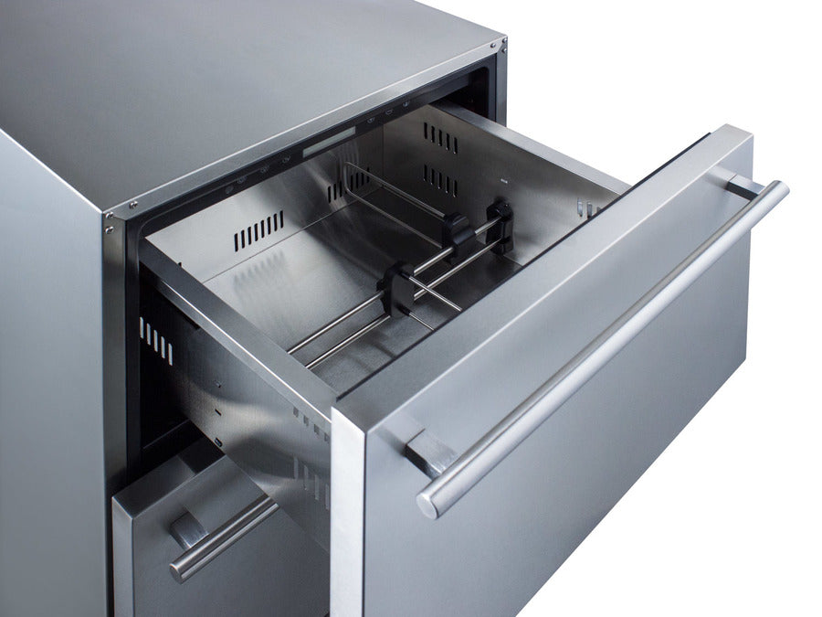 24" Wide 2-Drawer All-Refrigerator, ADA Compliant Freezer Summit   