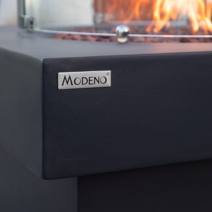 Modeno Branford Fire Table Black Fire Table Modeno   