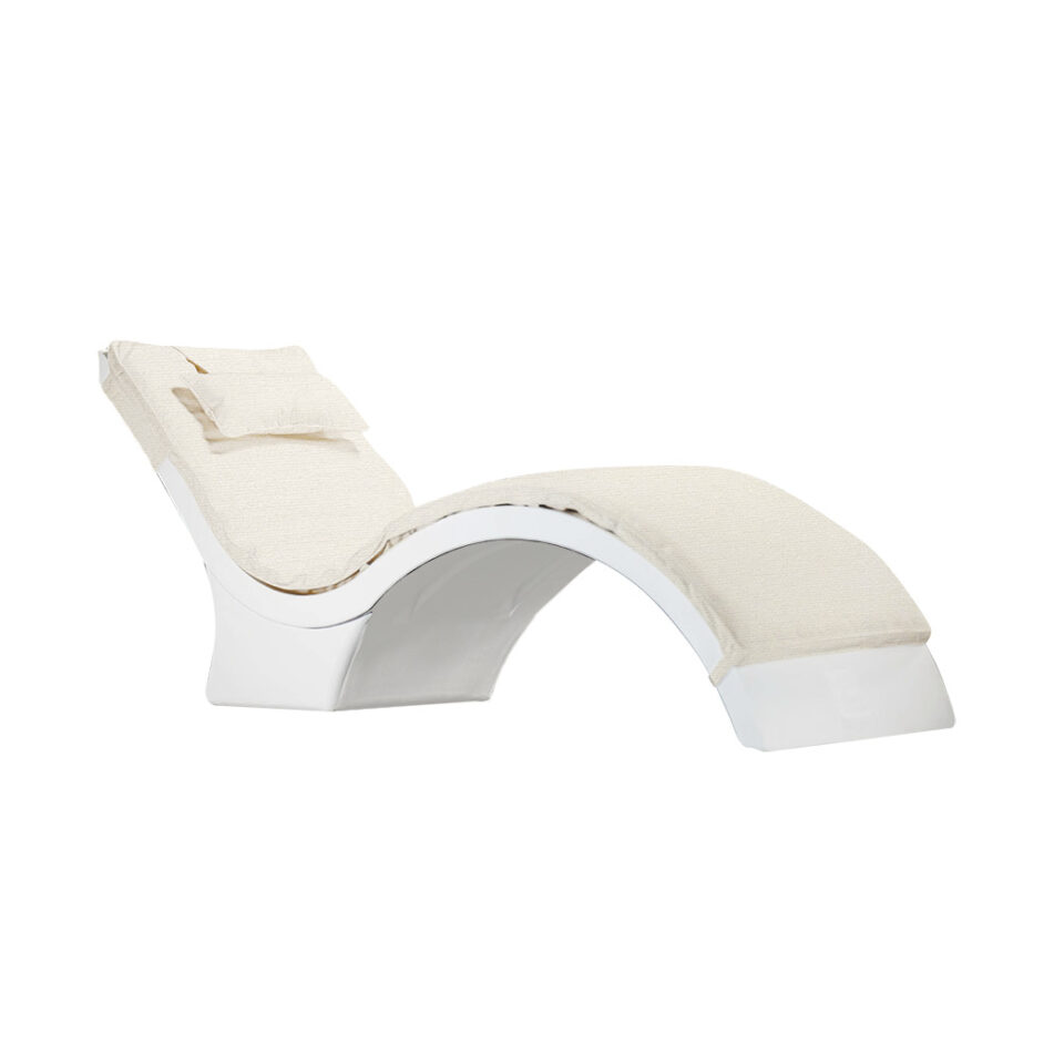 Ledge Cushion for Chaise Deep  Ledge White  