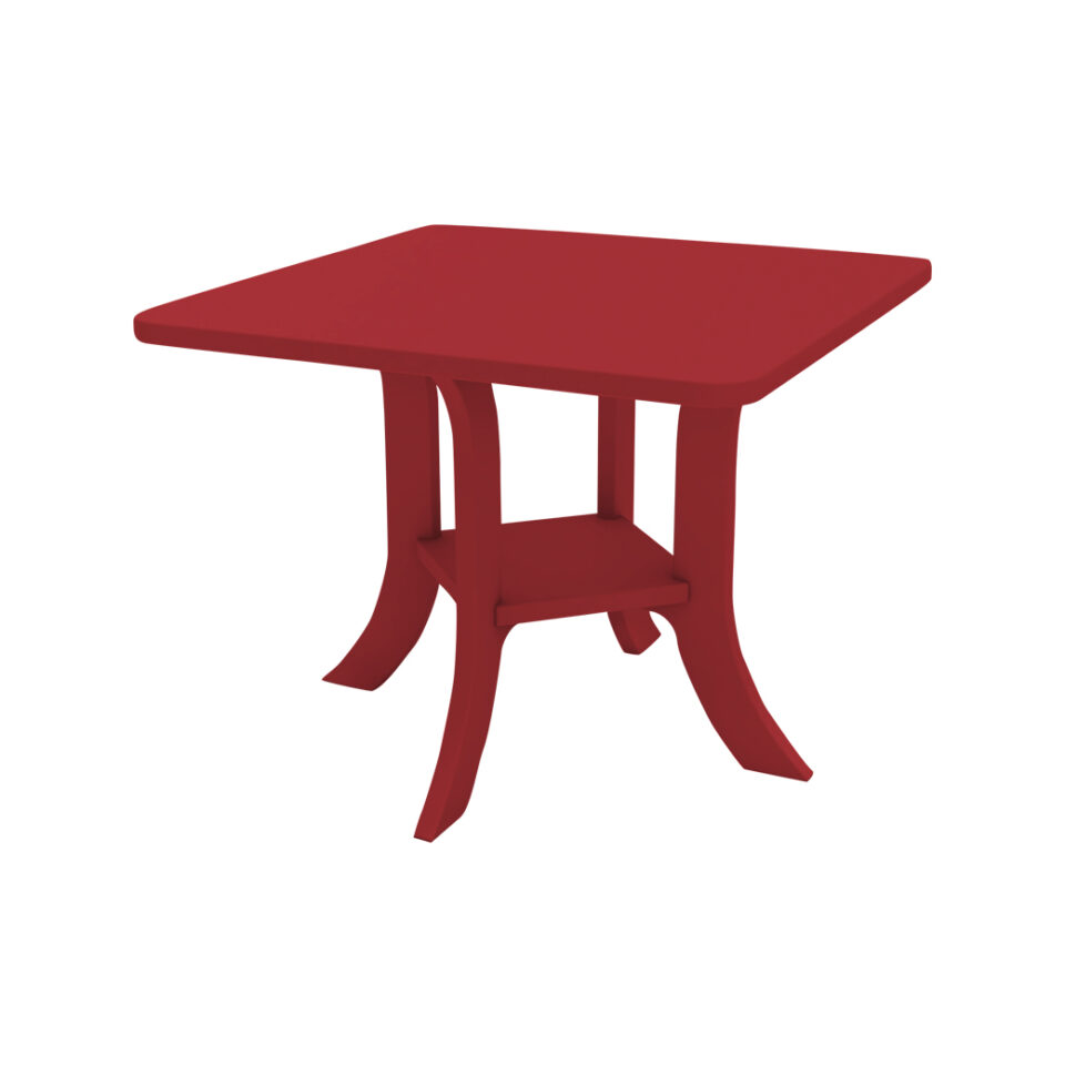 Ledge Legacy Square Side Table Side Table Ledge Red  