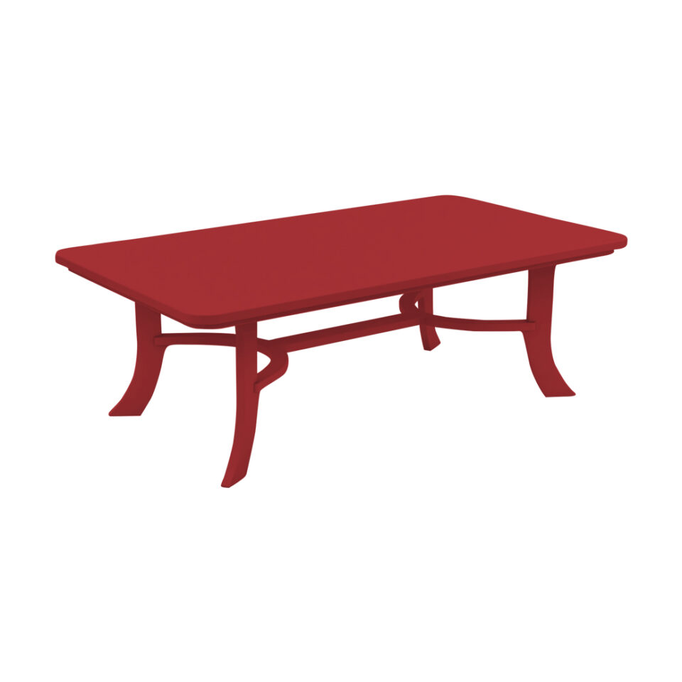 Ledge Legacy Rectangular Coffee Table  Ledge Red  