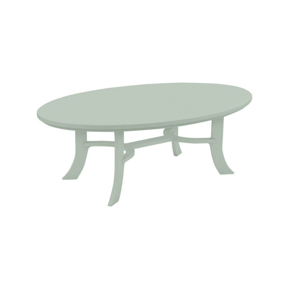 Ledge Legacy Oval Coffee Table  Ledge Sage Green  