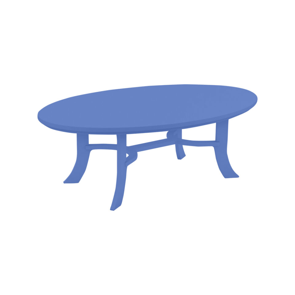 Ledge Legacy Oval Coffee Table  Ledge Sky Blue  