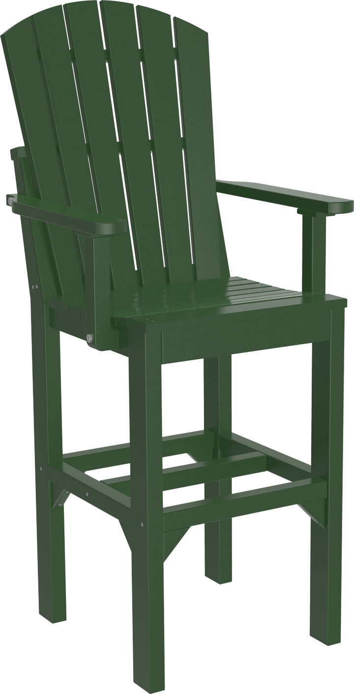 LuxCraft  Adirondack Arm Chair  Luxcraft Green Bar 