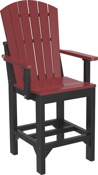 LuxCraft  Adirondack Arm Chair  Luxcraft Cherrywood / Black Counter 