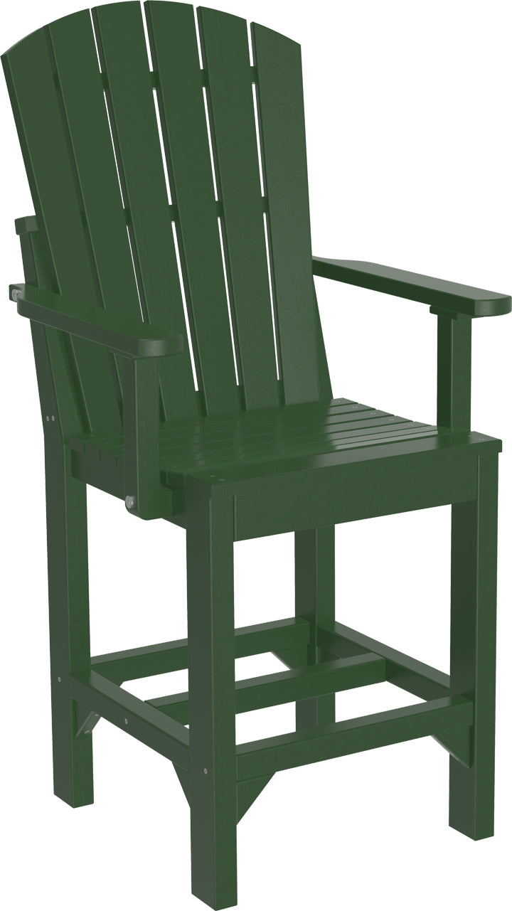 LuxCraft  Adirondack Arm Chair  Luxcraft Green Counter 