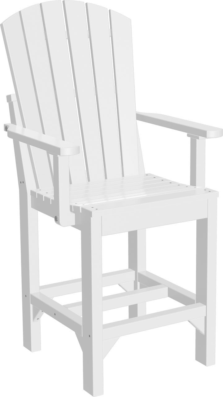 LuxCraft  Adirondack Arm Chair  Luxcraft White Counter 