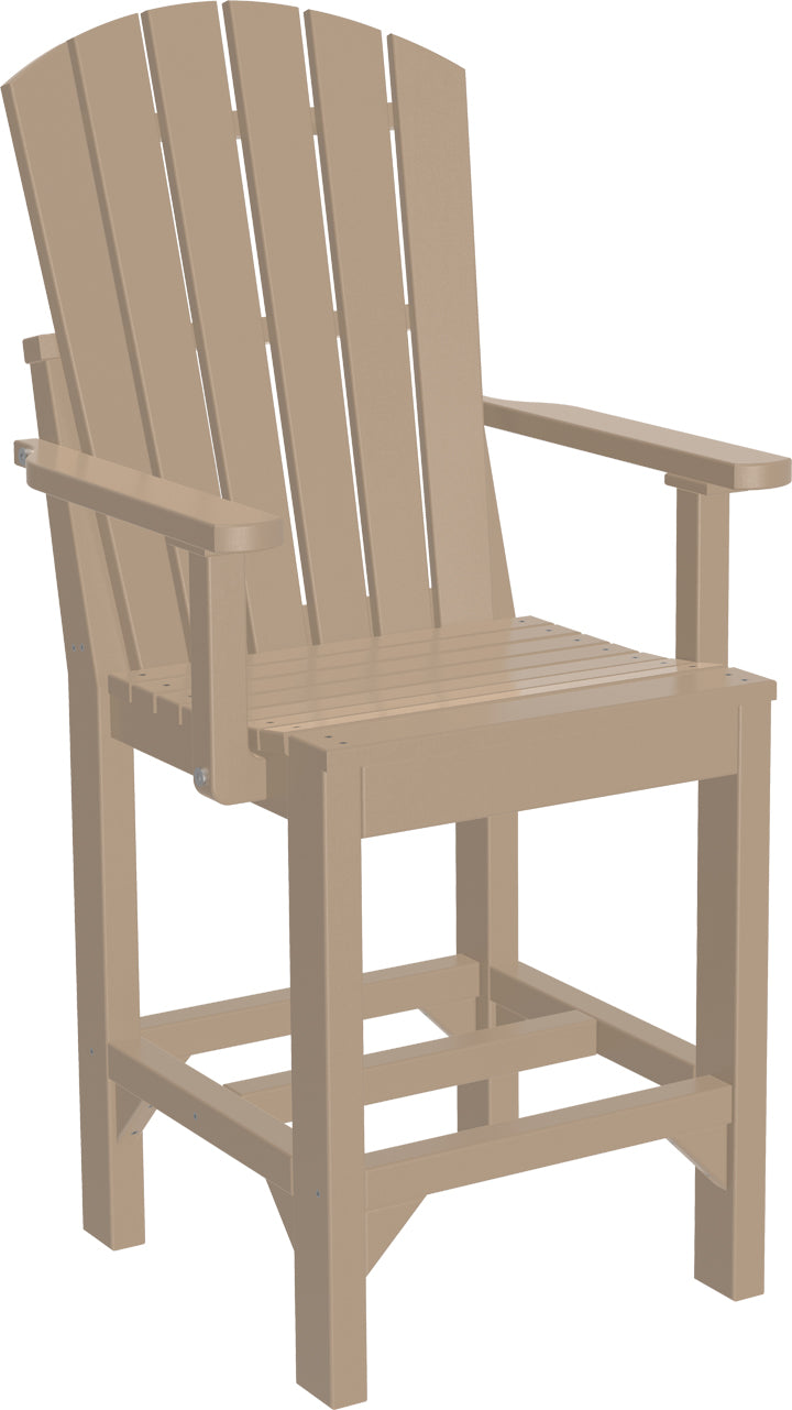 LuxCraft  Adirondack Arm Chair  Luxcraft Weatherwood Counter 