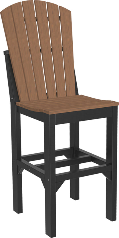 LuxCraft  Adirondack Side Chair Chair Luxcraft Antique Mahogany / Black Bar 