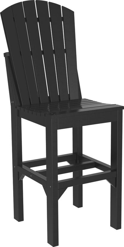 LuxCraft  Adirondack Side Chair Chair Luxcraft Black Bar 