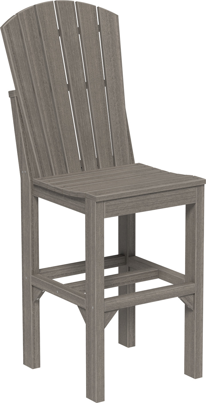 LuxCraft  Adirondack Side Chair Chair Luxcraft Coastal Gray Bar 
