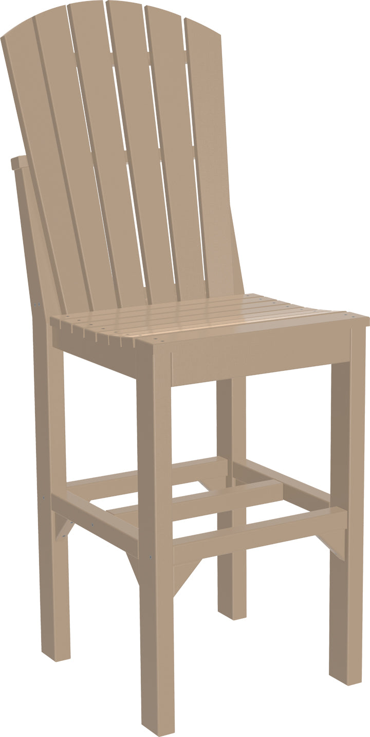 LuxCraft  Adirondack Side Chair Chair Luxcraft Weatherwood Bar 