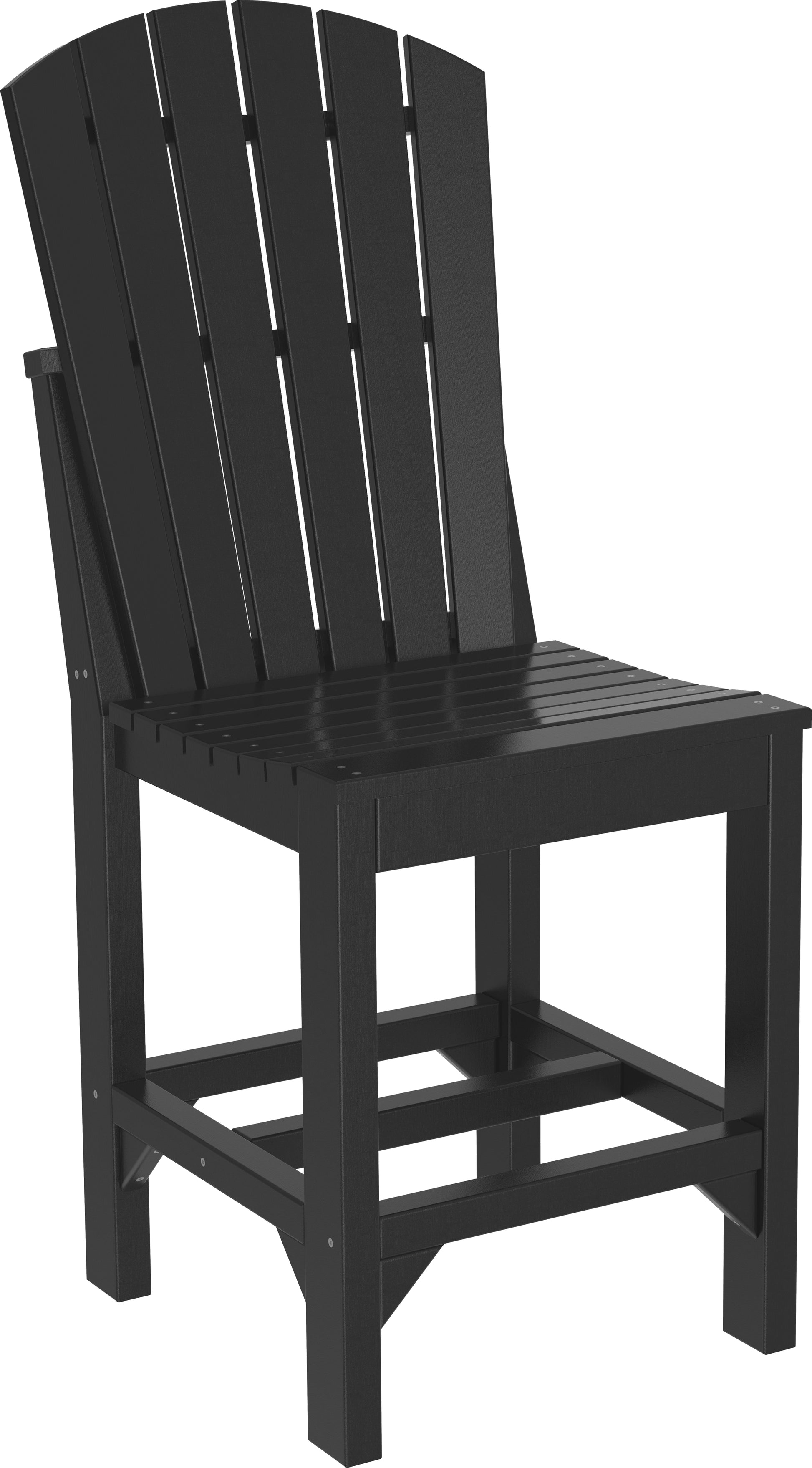 LuxCraft  Adirondack Side Chair Chair Luxcraft Black Counter 