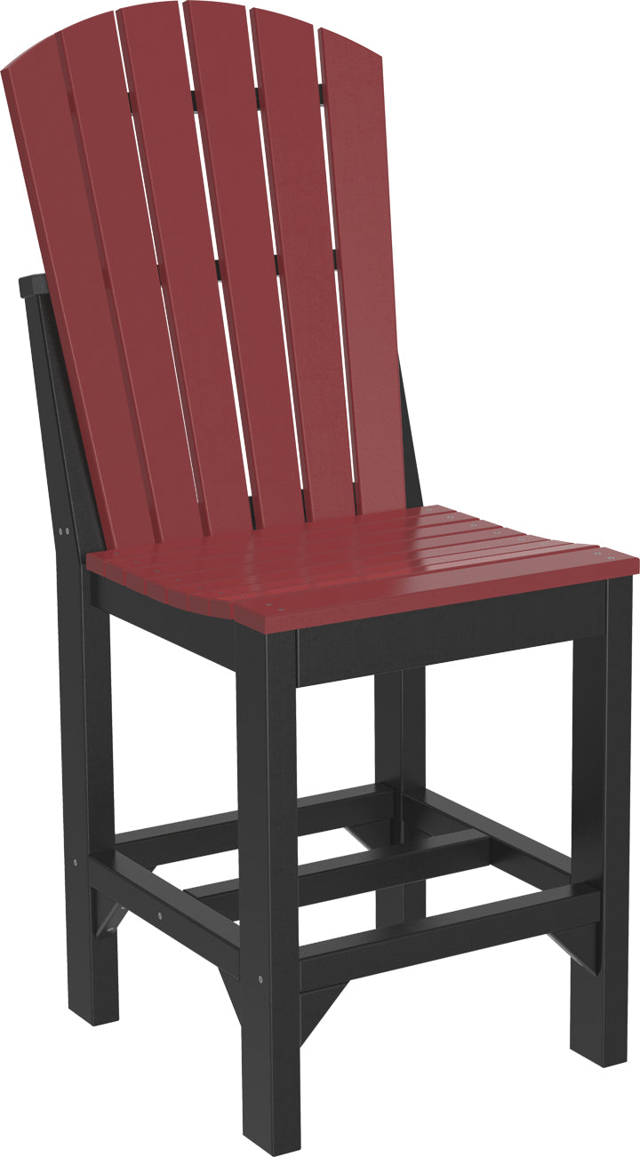 LuxCraft  Adirondack Side Chair Chair Luxcraft Cherrywood / Black Counter 