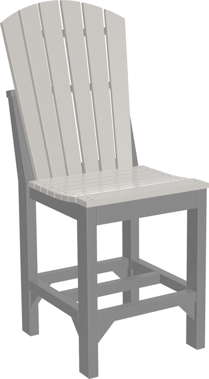 LuxCraft  Adirondack Side Chair Chair Luxcraft Dove Gray / Slate Counter 