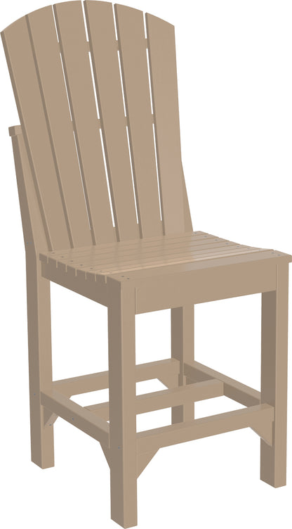 LuxCraft  Adirondack Side Chair Chair Luxcraft Weatherwood Counter 