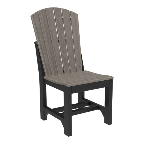 LuxCraft  Adirondack Side Chair Chair Luxcraft Coastal Gray / Black Dining 
