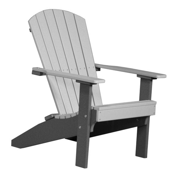 LuxCraft Lakeside Adirondack Chair ArmChair Luxcraft Dove Gray / Slate  