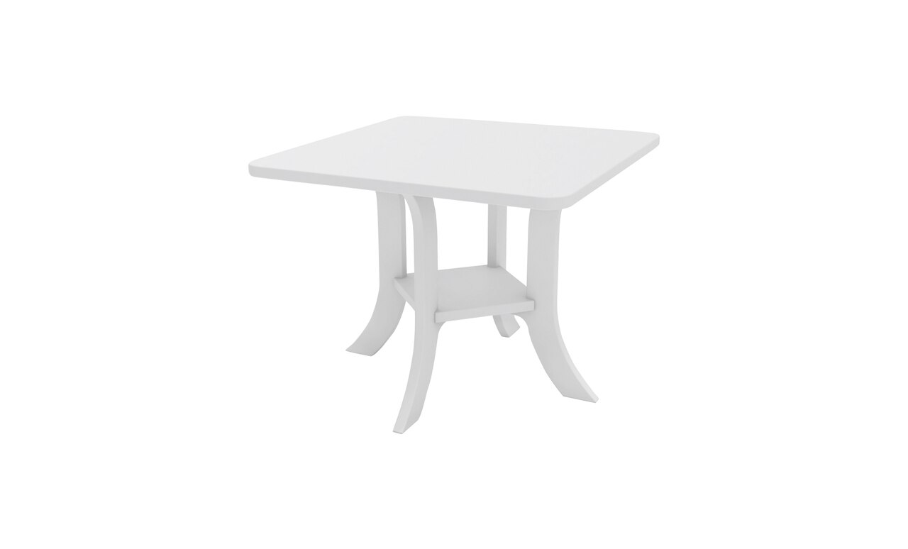 Ledge Legacy Square Side Table Side Table Ledge White  