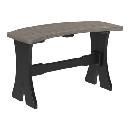 LuxCraft  28″ Table Bench  Luxcraft Coastal Gray / Black  
