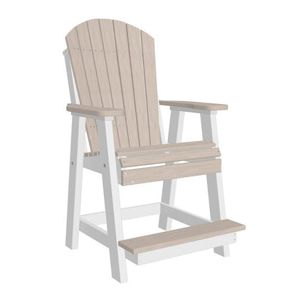 LuxCraft Adirondack Balcony Chair  Luxcraft Birch / White  