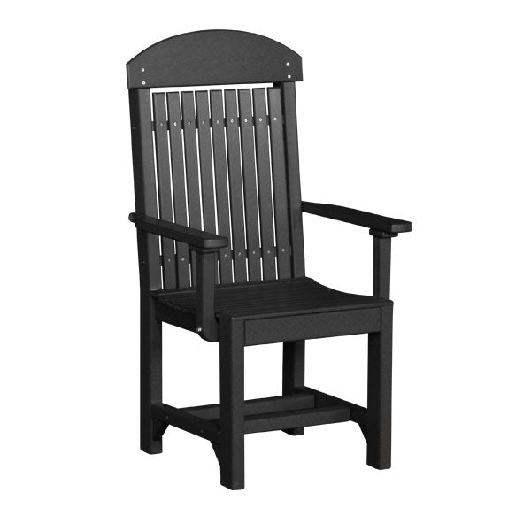 LuxCraft  Captain Chair Dining Armchair Luxcraft Black Dining 