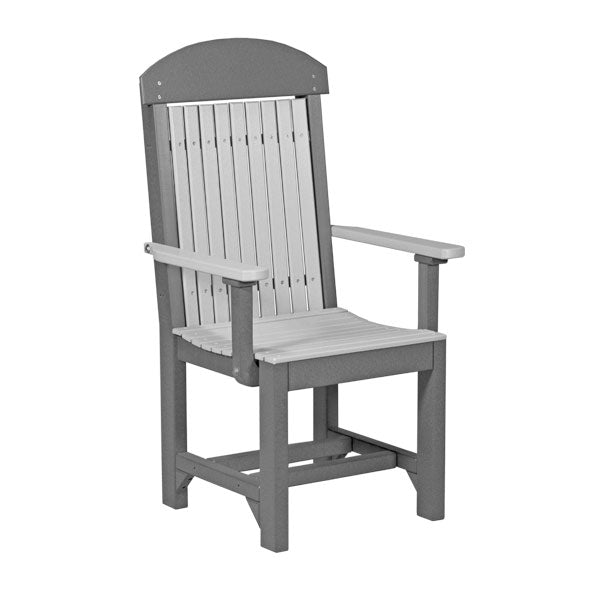 LuxCraft  Captain Chair Dining Armchair Luxcraft Dove Gray / Slate Dining 