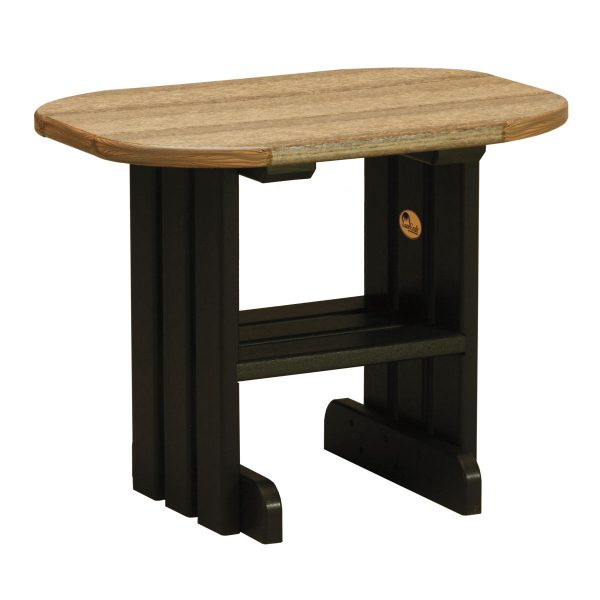 LuxCraft End Table  Luxcraft Antique Mahogany / Black  