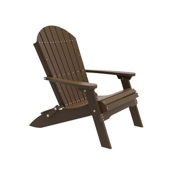 LuxCraft  Folding Adirondack Chair  Luxcraft Chestnut Brown  