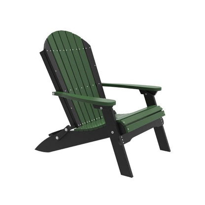 LuxCraft  Folding Adirondack Chair  Luxcraft Green / Black  