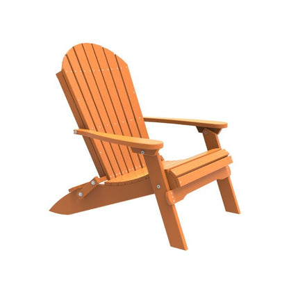 LuxCraft  Folding Adirondack Chair  Luxcraft Tangerine  
