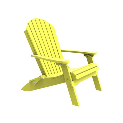 LuxCraft  Folding Adirondack Chair  Luxcraft Yellow  