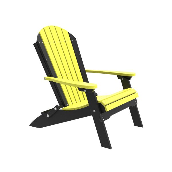 LuxCraft  Folding Adirondack Chair  Luxcraft Yellow / Black  
