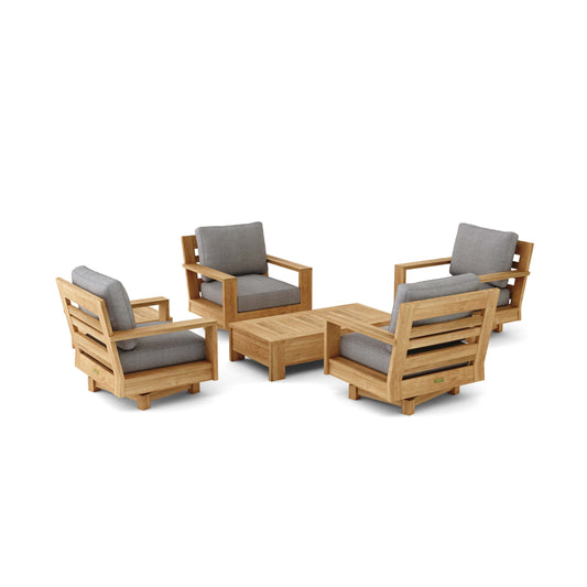Madera Deep Seating 6-PC Outdoor Furniture Set Anderson   