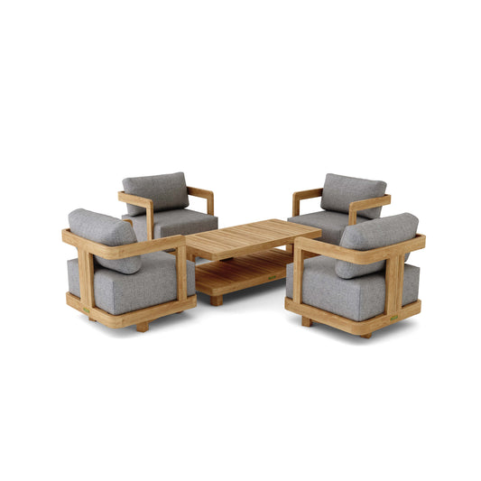 Granada Deep Seating 5-PC Outdoor Furniture Set Anderson Default Title  