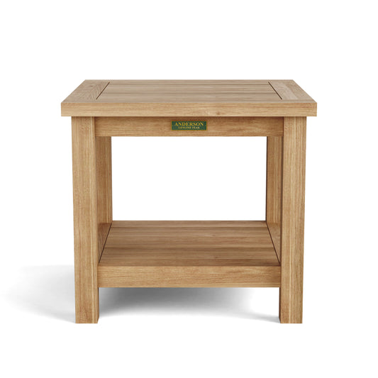 Bahama 22″ Square Side Table 2-Tier Side Table Anderson   