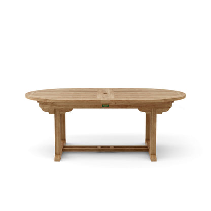 Bahama 117″ Oval Double Extension Table Extra Thick Extension Table Anderson   