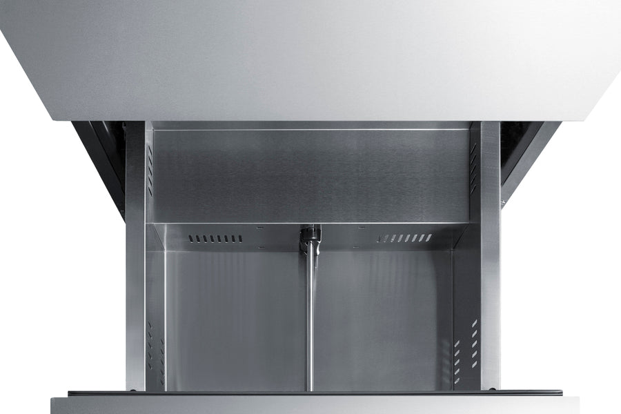 24" Wide 2-Drawer All-Freezer, ADA Compliant All-Freezer Summit   