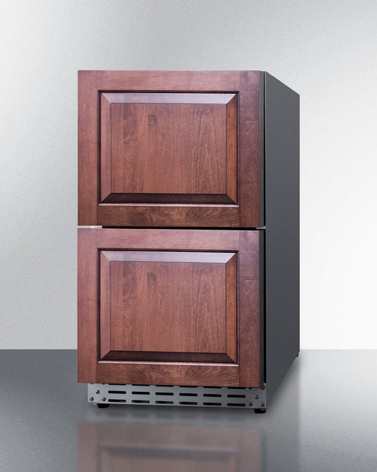18" Wide 2-Drawer All-Refrigerator, ADA Compliant All-Refrigerator Summit   