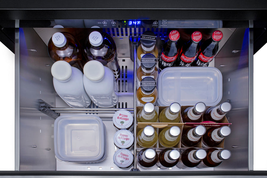 27" Wide 2-Drawer All-Refrigerator All-Refrigerator Summit   