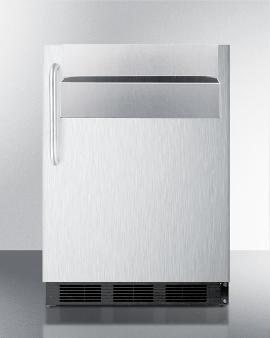 24" Wide Outdoor All-Refrigerator, with Speed Rail Refrigerator Summit   
