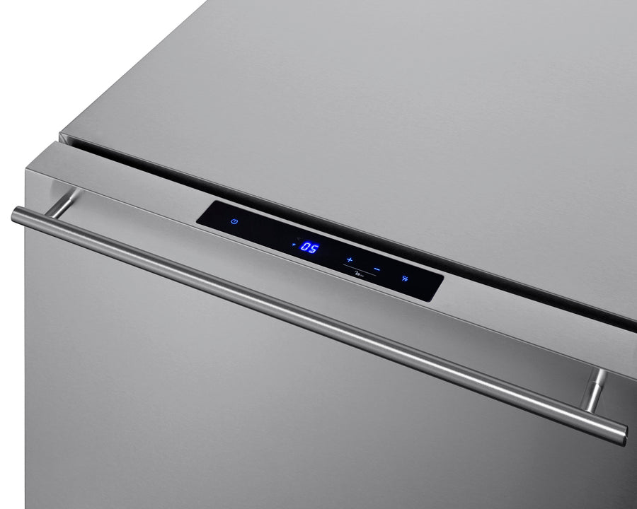 24" Wide 2-Drawer All-Freezer, ADA Compliant All-Refrigerator Summit   