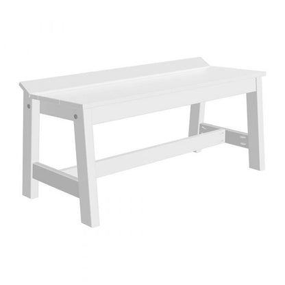 LuxCraft Café Dining Bench (41″)  Luxcraft White  
