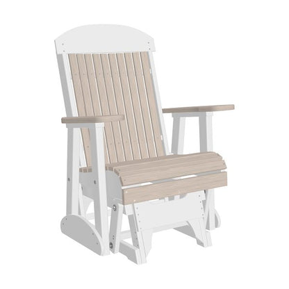 LuxCraft 2′ Classic Glider Chair  Luxcraft Birch / White  