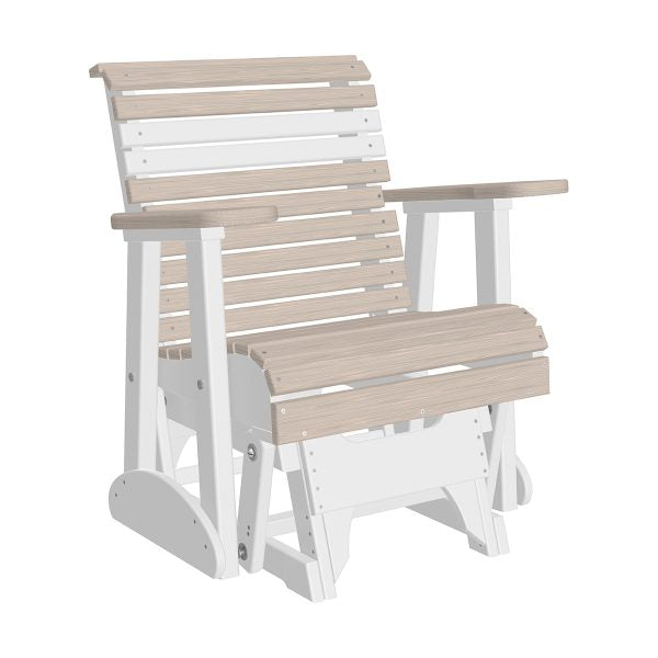 LuxCraft 2′ Plain Glider Chair  Luxcraft Birch / White  