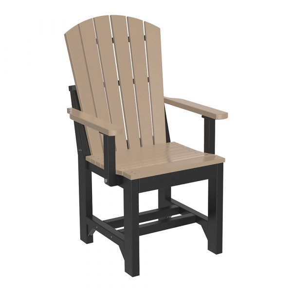 LuxCraft  Adirondack Arm Chair  Luxcraft Weatherwood / Black Dining 