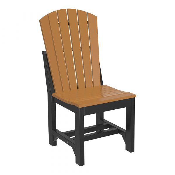 LuxCraft  Adirondack Side Chair Chair Luxcraft Cedar / Black Dining 