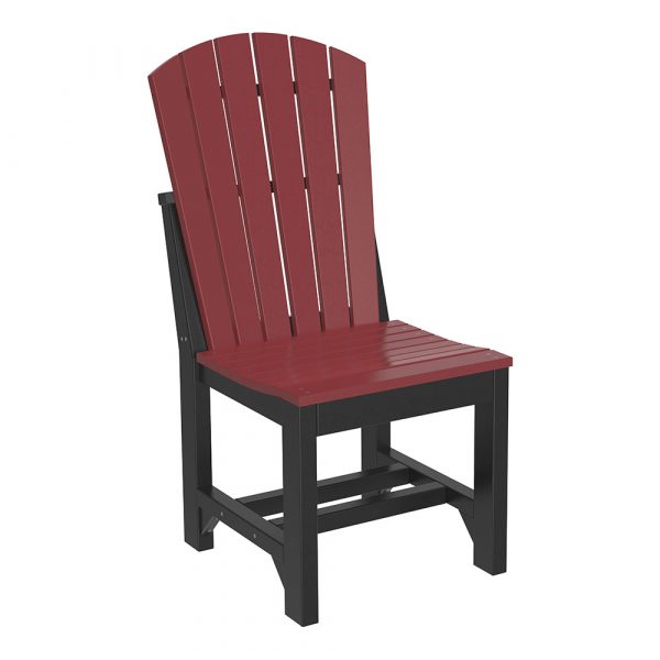 LuxCraft  Adirondack Side Chair Chair Luxcraft Cherrywood / Black Dining 