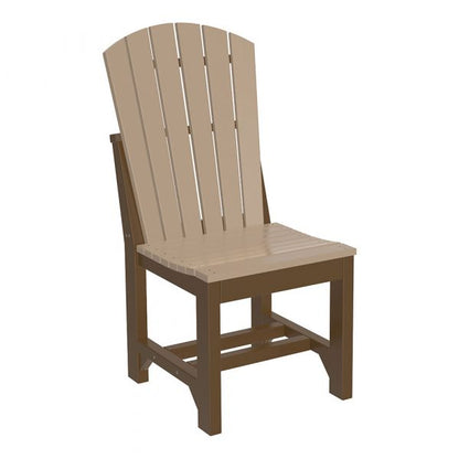 LuxCraft  Adirondack Side Chair Chair Luxcraft Weatherwood / Chestnut Brown Dining 