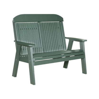 LuxCraft 4′ Classic Bench  Luxcraft Green  